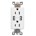 BAS15-2USB Wide ranged usb outlet wall power socket